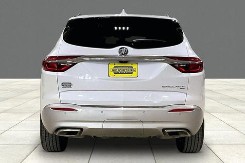 White Frost Tri-Coat 2019 Buick Enclave Avenir