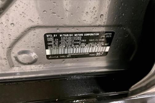 2025 Mitsubishi Outlander Sport 2.0 SE