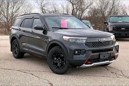 Green Metallic 2022 Ford Explorer Timberline