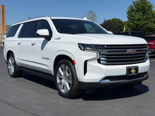 White 2021 Chevrolet Suburban High Country