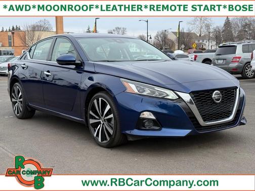 Blue 2022 Nissan Altima Platinum Intelligent AWD