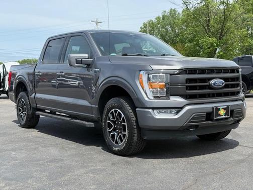 Gray 2021 Ford F-150 Lariat