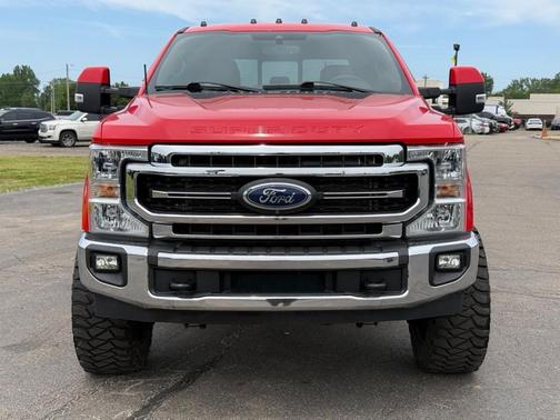 Red 2022 Ford F-250 Lariat