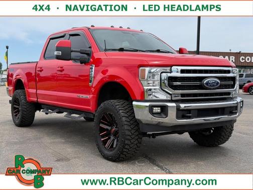 Red 2022 Ford F-250 Lariat