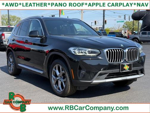 Black 2022 BMW X3 xDrive30i