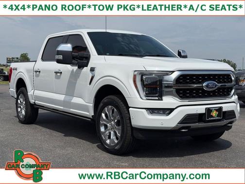 White 2021 Ford F-150 Platinum