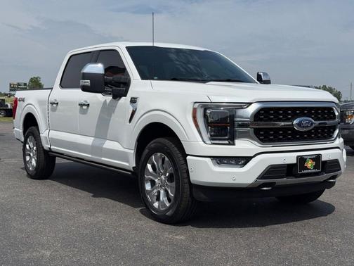 White 2021 Ford F-150 Platinum