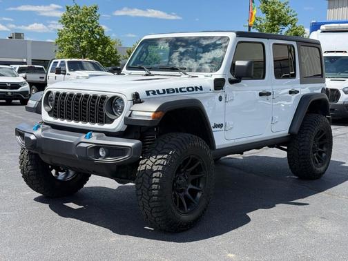 White 2025 Jeep Wrangler 4xe Rubicon