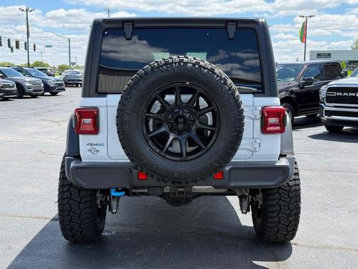 White 2025 Jeep Wrangler 4xe Rubicon