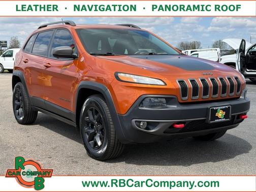 Tan 2014 Jeep Cherokee Trailhawk