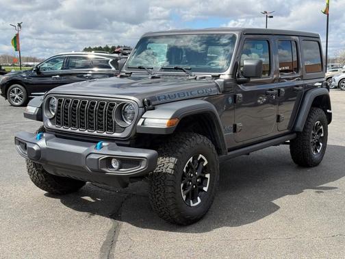 Gray 2025 Jeep Wrangler 4xe Rubicon