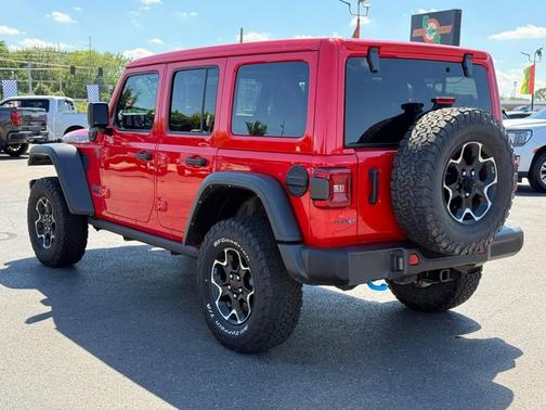 Red 2021 Jeep Wrangler Unlimited 4xe Rubicon