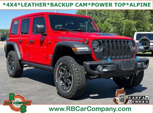 Firecracker Red 2021 Jeep Wrangler Unlimited 4xe Rubicon
