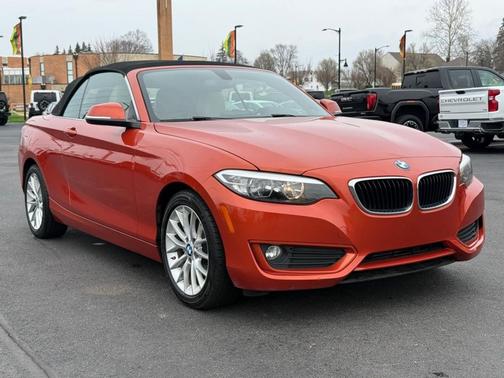 Orange 2015 BMW 228 2dr Conv 228i RWD