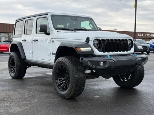 White 2025 Jeep Wrangler 4xe Rubicon