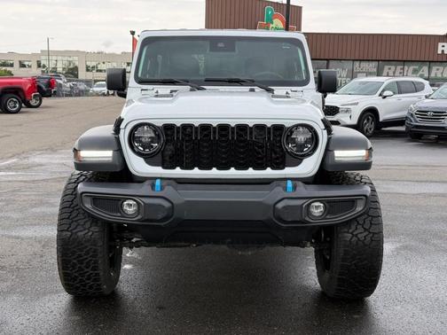 White 2025 Jeep Wrangler 4xe Rubicon