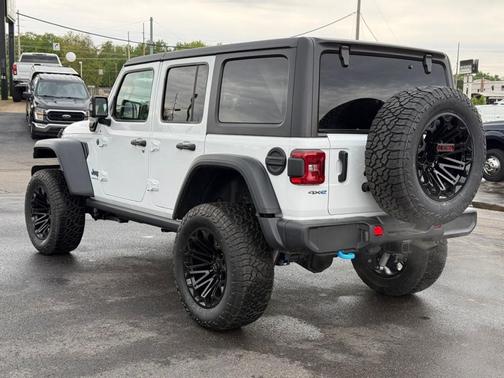 White 2025 Jeep Wrangler 4xe Rubicon