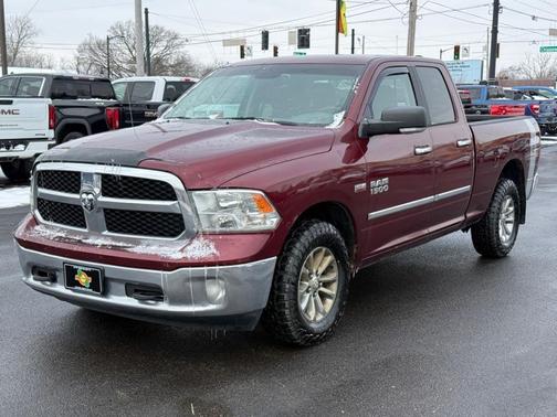 Red 2017 RAM 1500 SLT