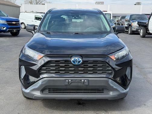 Black 2021 Toyota RAV4 Hybrid LE