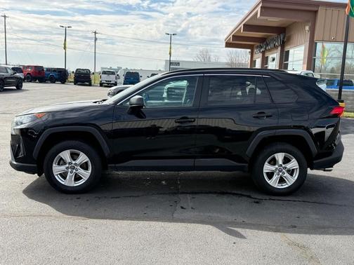 Black 2021 Toyota RAV4 Hybrid LE