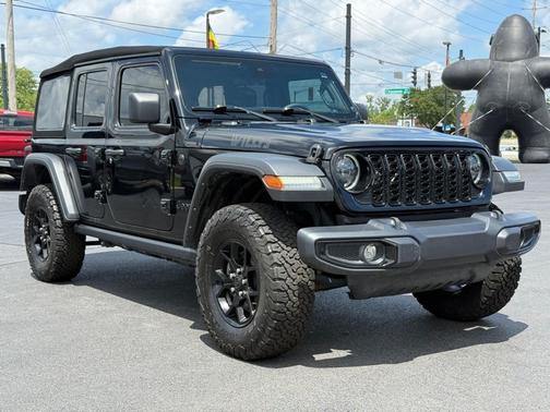 Black 2024 Jeep Wrangler Willys