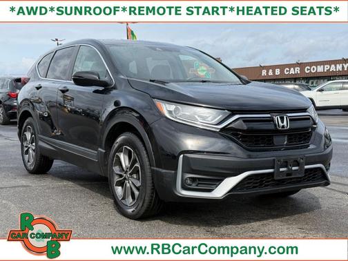 Black 2021 Honda CR-V AWD EX