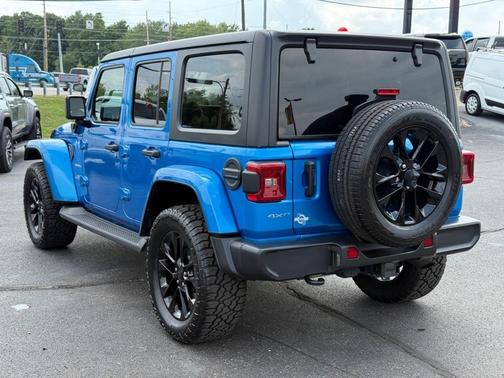 Blue 2021 Jeep Wrangler Unlimited 4xe Sahara