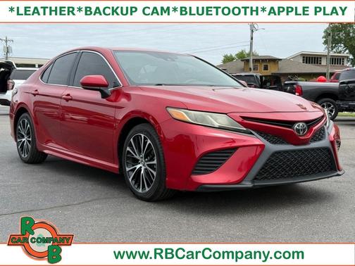 Red 2019 Toyota Camry LE