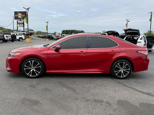 Red 2019 Toyota Camry LE