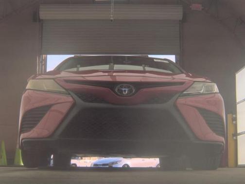 Red 2019 Toyota Camry LE