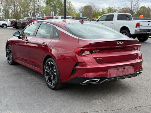 Red 2022 Kia K5 GT-Line