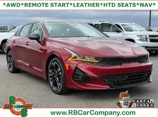 Red 2022 Kia K5 GT-Line