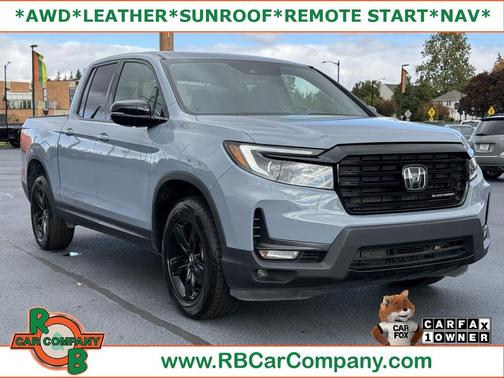 Gray 2023 Honda Ridgeline Black