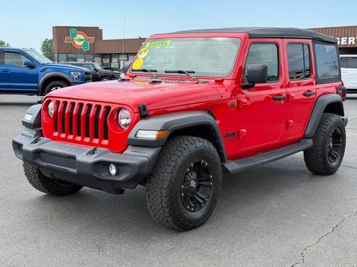 Firecracker Red Clearcoat 2022 Jeep Wrangler Unlimited Sport S