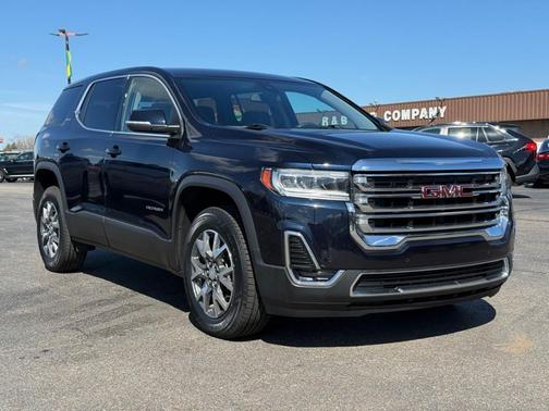 Blue 2022 GMC Acadia AWD SLE