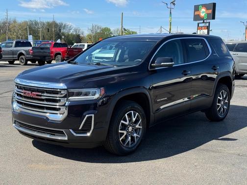 Blue 2022 GMC Acadia AWD SLE