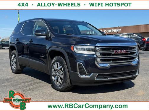 Blue 2022 GMC Acadia AWD SLE