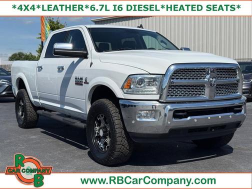 White 2017 RAM 2500 Laramie Crew Cab 4x4 6'4' Box