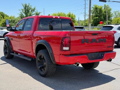 Red 2017 RAM 1500 Sport