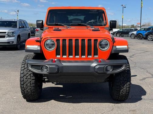 Orange 2018 Jeep Wrangler Unlimited Rubicon