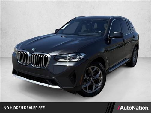 Dark Graphite Metallic 2022 BMW X3 sDrive30i