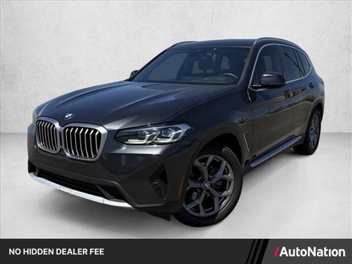 Dark Graphite Metallic 2022 BMW X3 sDrive30i