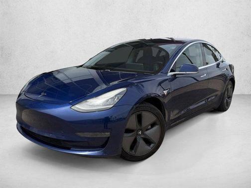 Deep Blue Metallic 2018 Tesla Model 3 Long Range