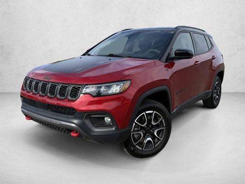 Red Hot Pearlcoat 2025 Jeep Compass Trailhawk