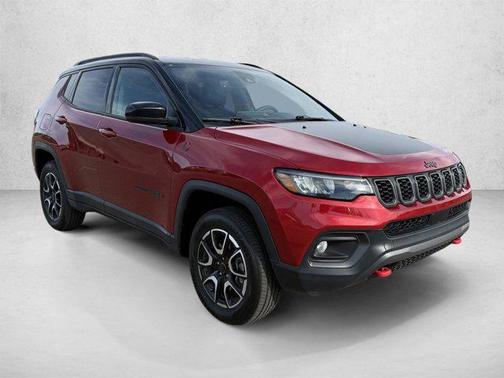 Red Hot Pearlcoat 2025 Jeep Compass Trailhawk
