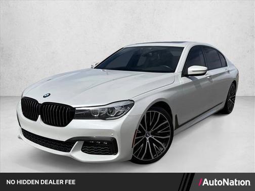 Mineral White Metallic 2019 BMW 740 740i