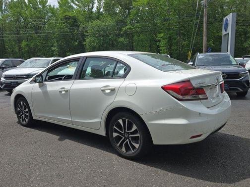 Taffeta White 2015 Honda Civic EX
