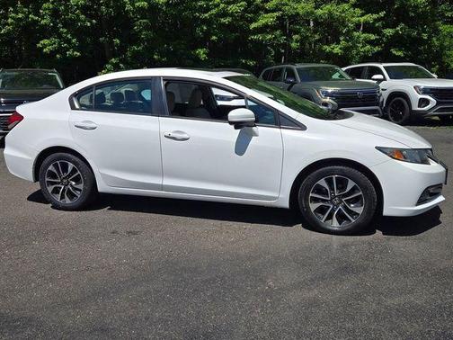 Taffeta White 2015 Honda Civic EX
