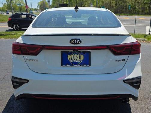 Clear White 2021 Kia Forte GT-Line