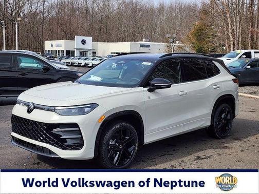 Sandstone 2026 Volkswagen Tiguan 2.0T SE R-Line Black SUV